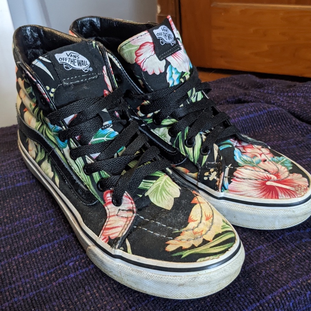 Vans High top floral print